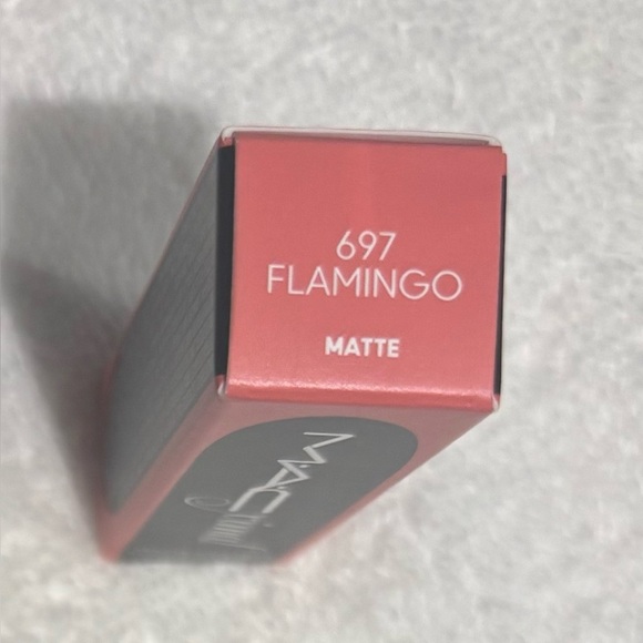 MAC Cosmetics M·A·CXIMAL Silky Matte Lipstick in Flamingo (697) NIB - Picture 3 of 4